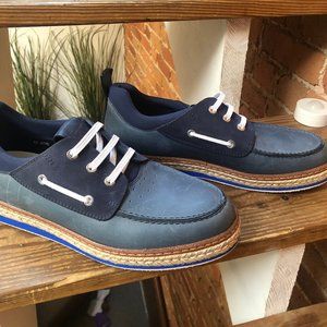 Salvatore Ferragamo "Fiano" Leather Boat Loafers